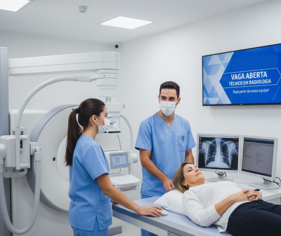 CLÍNICA ANUNCIA VAGA PARA TÉCNICO EM RADIOLOGIA
