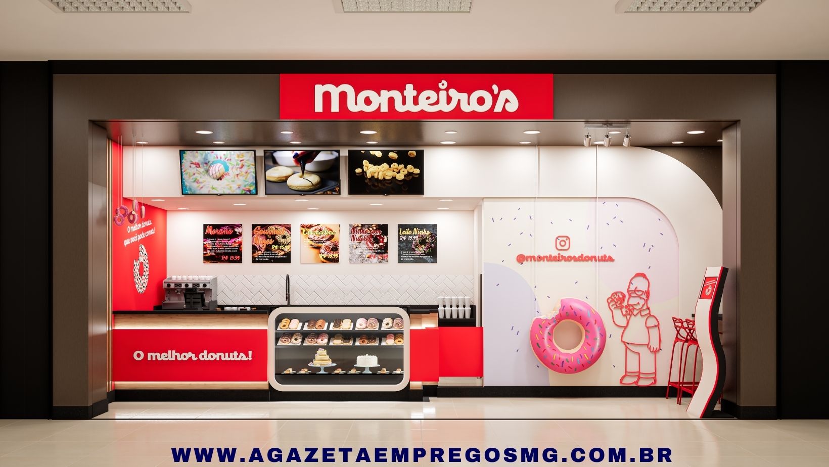 MONTEIRO'S DONUTS ABRE CONTRATAÇÕES