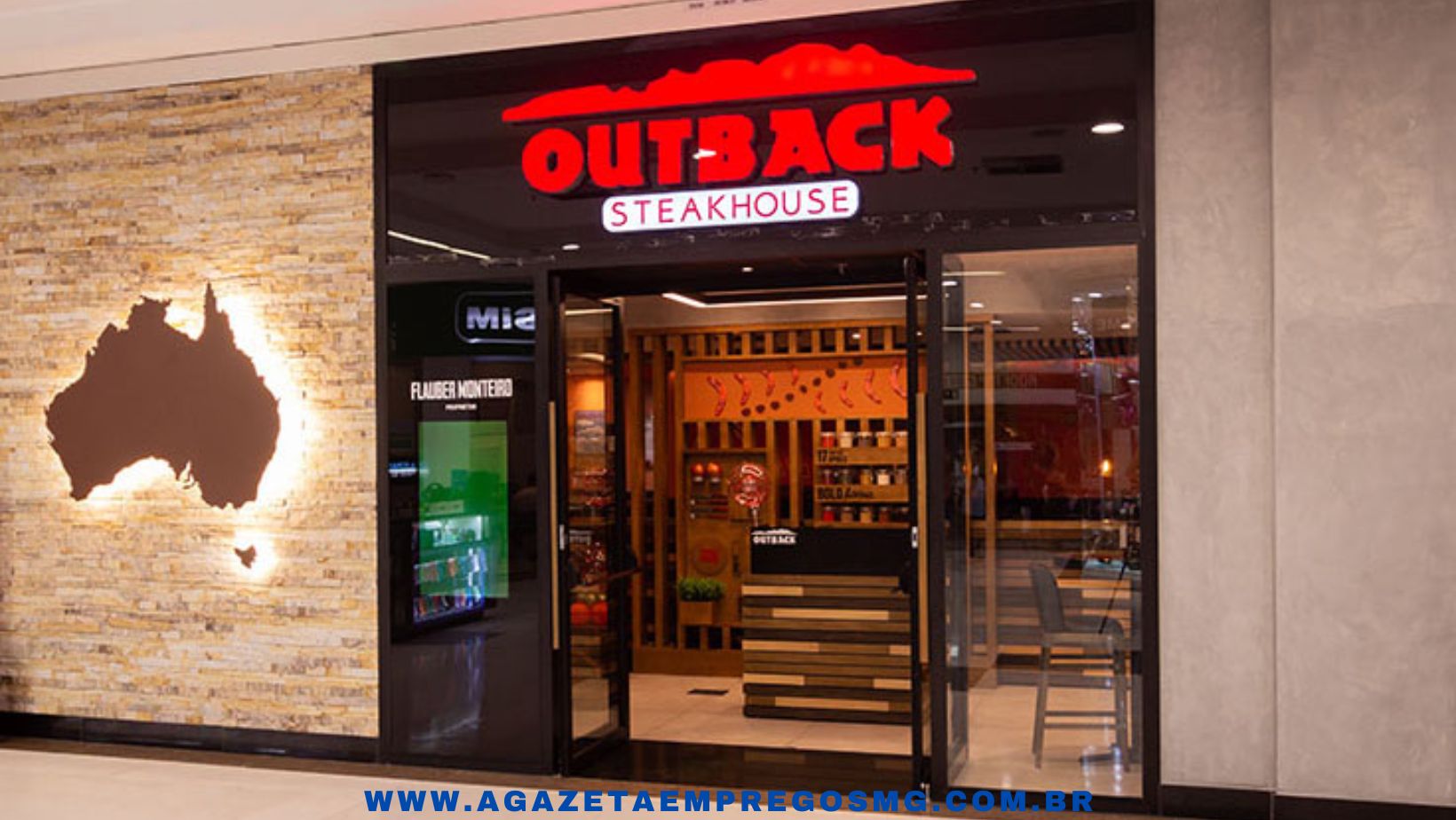 OUTBACK ABRE OPORTUNIDADES DE EMPREGOS PARA VÁRIAS FUNÇÕES